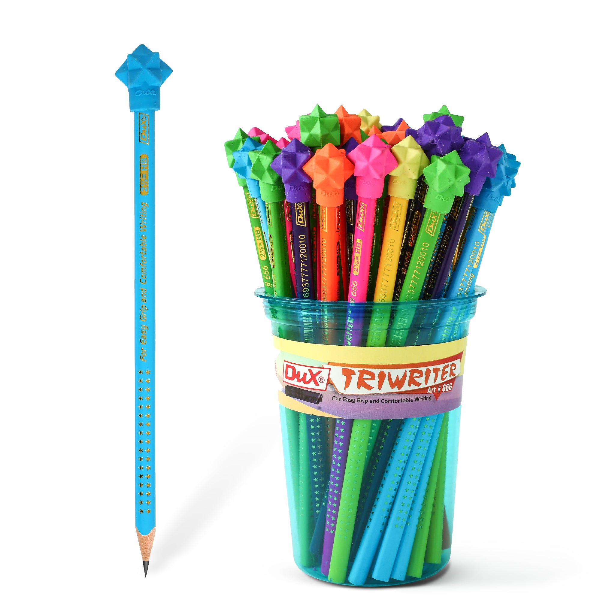 DUX STAR ERASER PENCIL NO. DX666