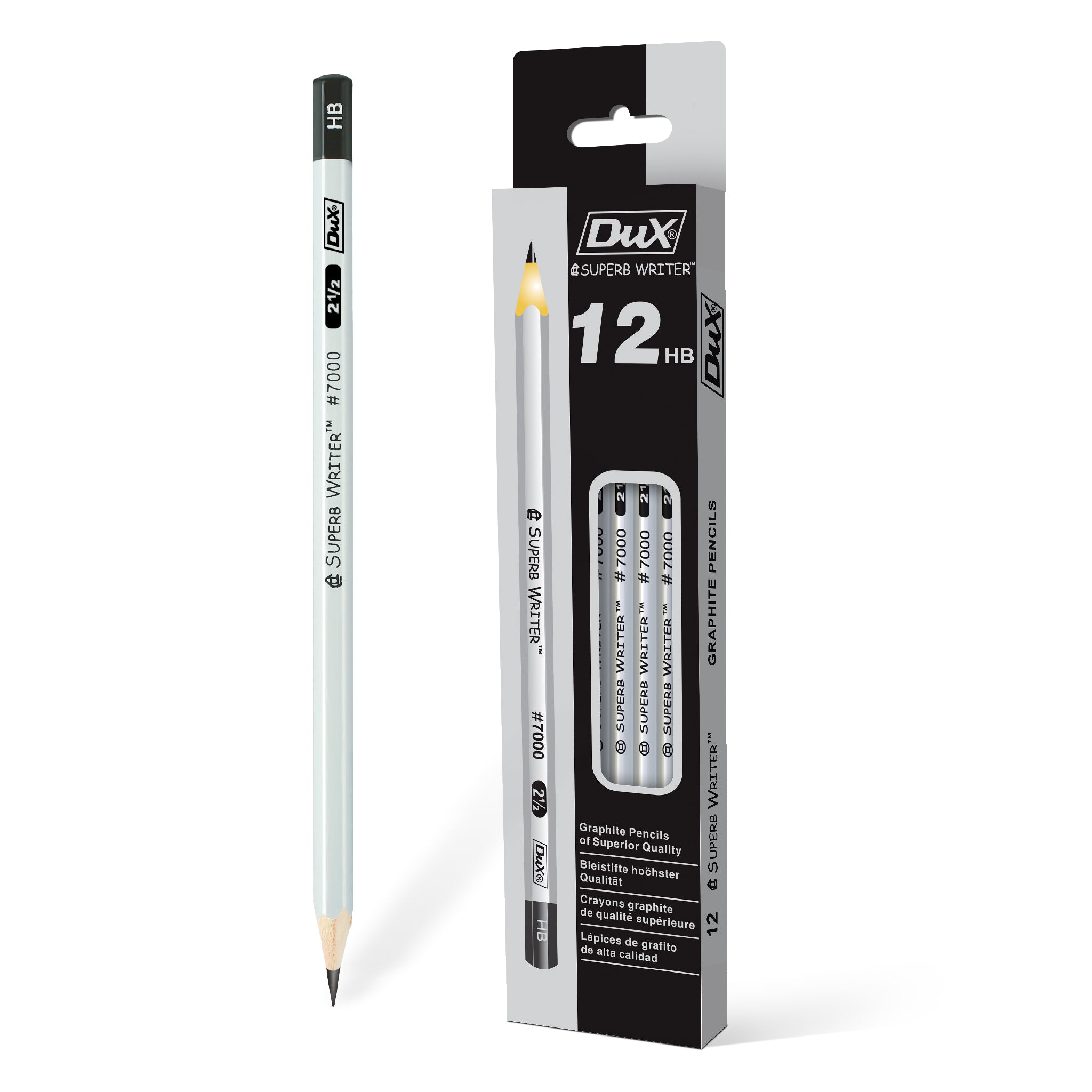DUX PENCIL SUPERB WRITER SILVER DX-7000