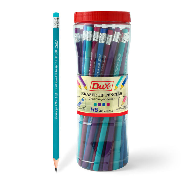DUX PENCIL WITH ERASER NO. DX-888J