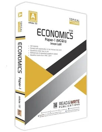 Economics AS-Level Paper 1 MCQ Topical Solved Art #151