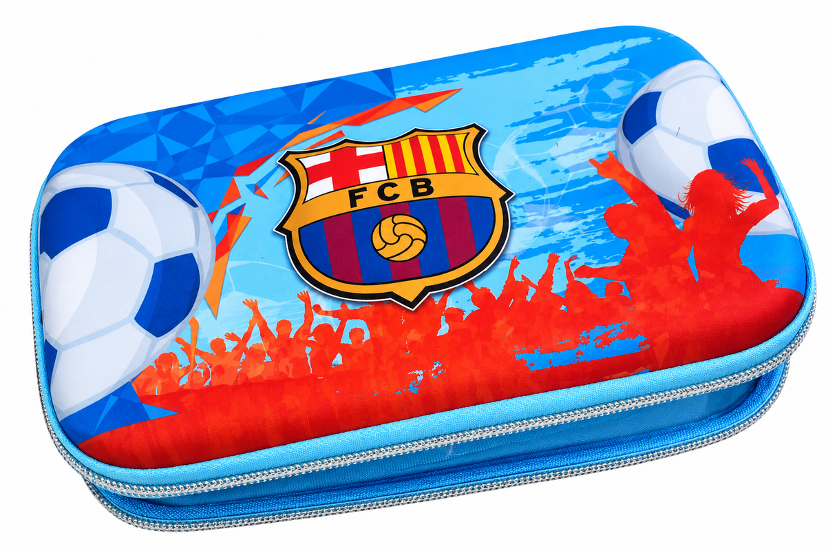 FC Barcelona Character Pouch | 3D Character Pouch | Football Club Character pouch