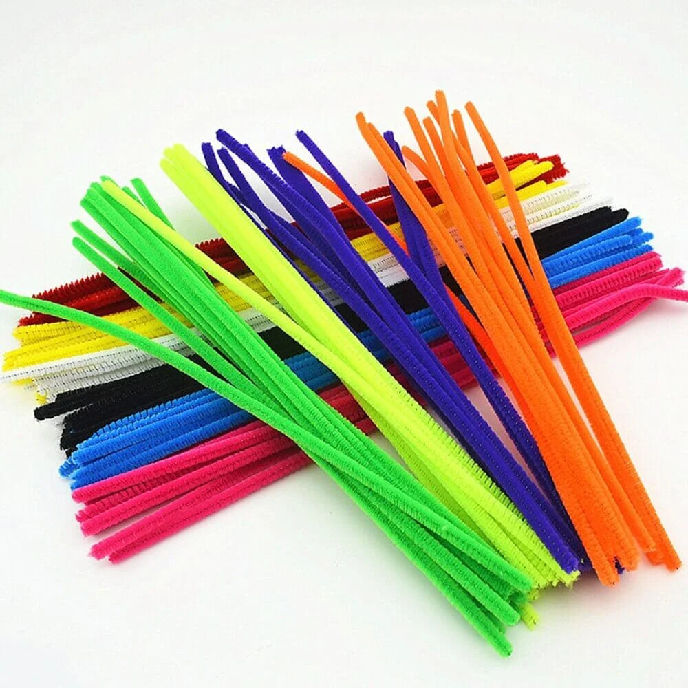 Pipe Cleaner velvet Sticks | Pack of 100 Pcs