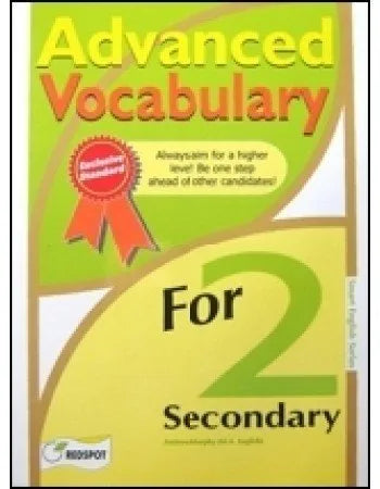 Advanced Vocabulary for Secondary 2 Latest Redspot