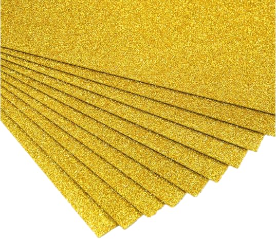 GLITTER FOAMING SHEET [ GOLDEN ]