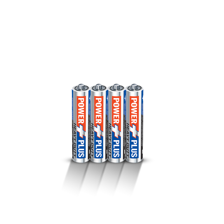 Original Power Plus Heavy Duty Cells AAA Size 1.5V Battery Cell for All Type of Remotes [ Small Size ] [ Bareek Cell ]