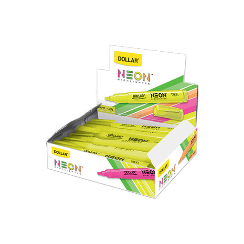 DOLLAR NEON HIGHLIGHTER ROUND