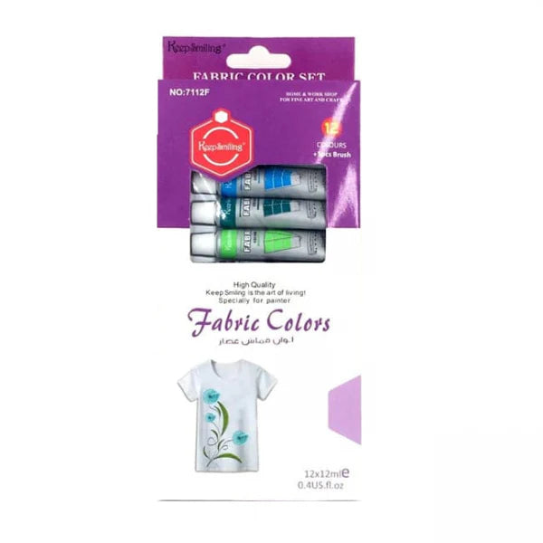 Keep Smiling Fabric Colors