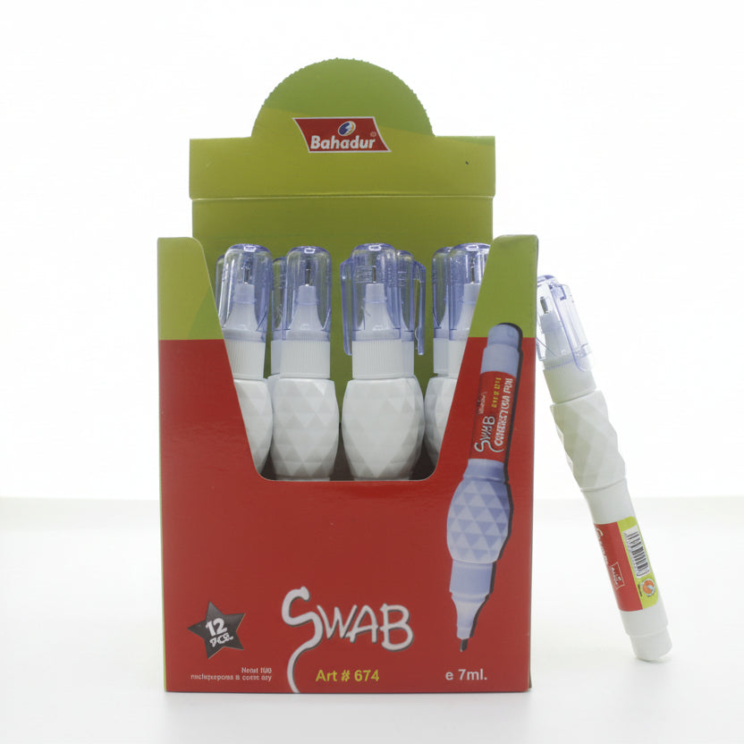 BAHADUR SWAB CORRECTION PEN NO. 674