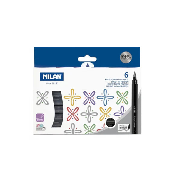 Milan Metal Color Brush Marker