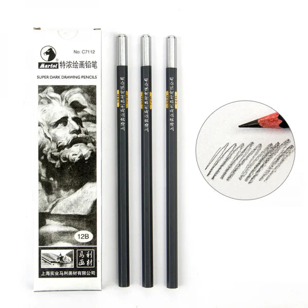 Maries Charcoal Drawing Pencil C7112