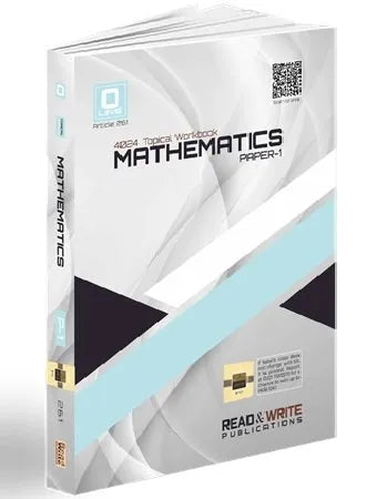 Math O Level Paper 1 Topical Workbook Art #261