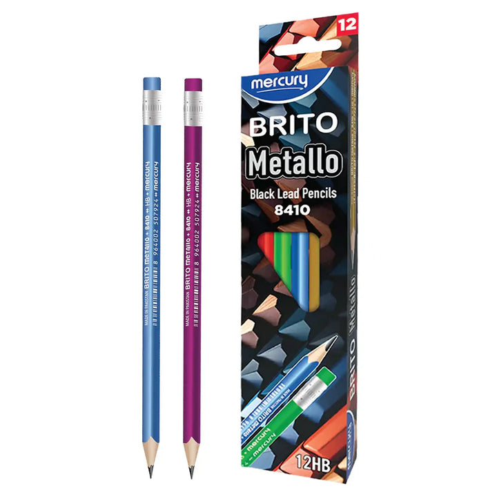 MERCURY BRITO METALLO PENCIL WITH ERASER