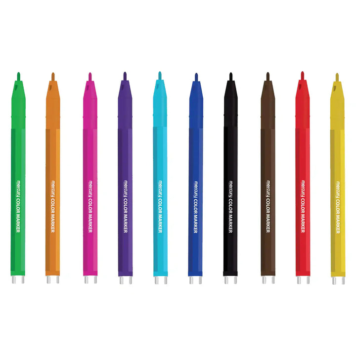 MERCURY FIBRE MARKER COLOUR SET