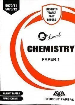 O Level Chemistry Paper 1 Unsolved upto June 2024