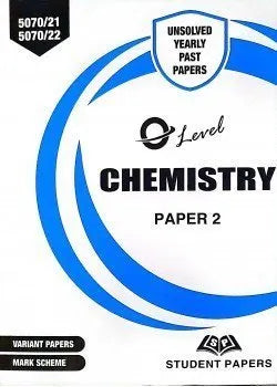 O Level Chemistry Paper 2 Unsolved upto June 2024