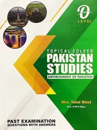 O Level Pakistan Studies Geography Topical Solved Talat Rizvi Latest