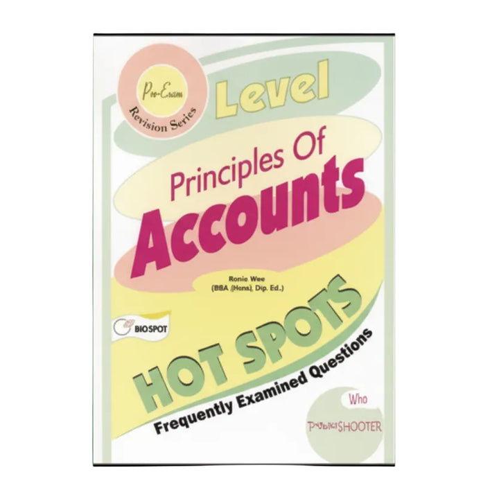 O Level Principles Of Accounts Hot Spots Redspot
