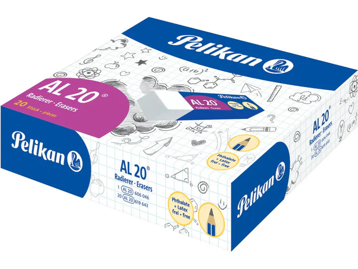 AL 20 Plastic Erasers