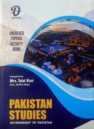 Pakistan Studies Environment Unsolved Topical Activity Book – Talat Rizvi