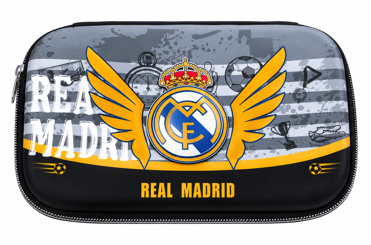 Real Madrid Character Pouch | 3D Character Pouch | Football Club Character pouch