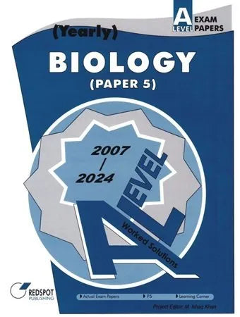 Redspot A Level Biology Paper 5 Yearly 2025 Edition