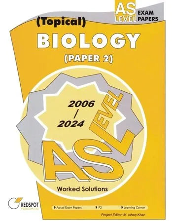 Redspot AS Level Biology Paper 2 Topical 2025 Edition