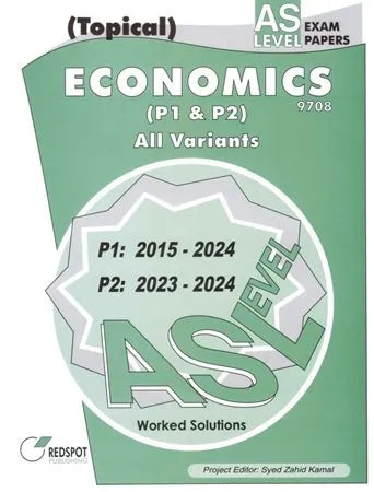 Redspot AS Level Economics P1 & P2 Topical 2025 Edition