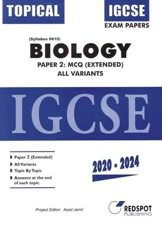 Redspot IGCSE Biology Topical Paper 2 2025 Edition
