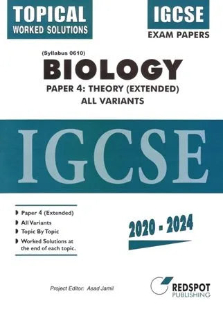 Redspot IGCSE Biology Topical Paper 4 2025 Edition
