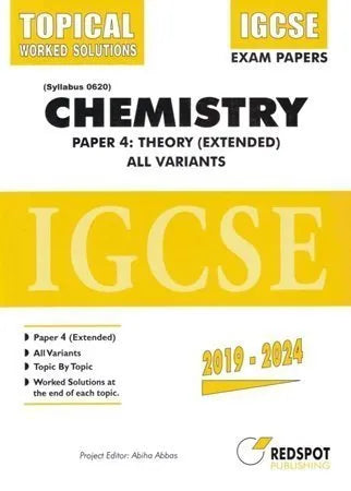 Redspot IGCSE Chemistry Topical Paper 4 2025 Edition