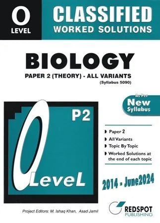 Redspot O Level Biology Classified Paper 2