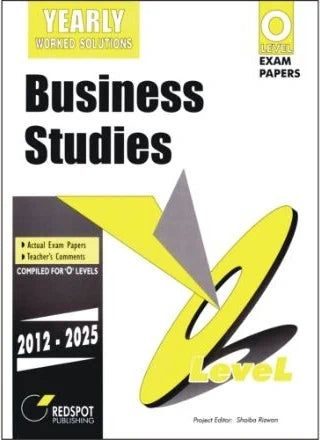 Redspot O Level Business Studies Yearly 2026 Edition
