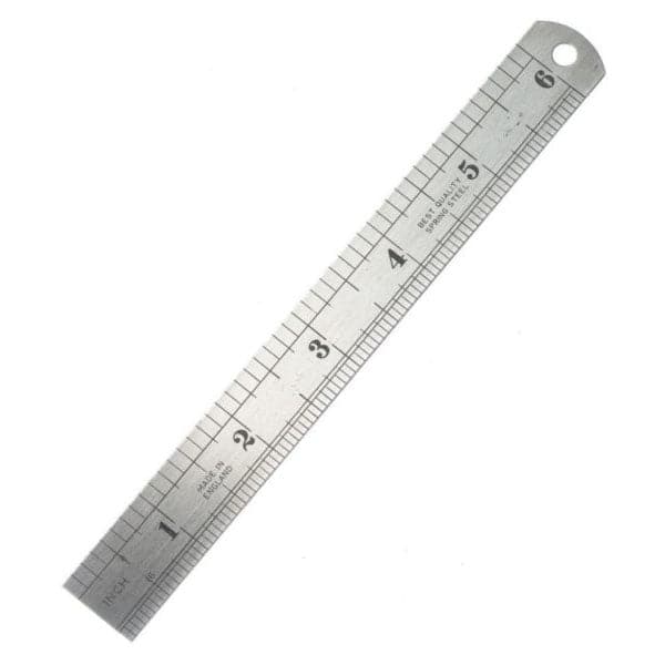 STEEL SCALE 6 INCH