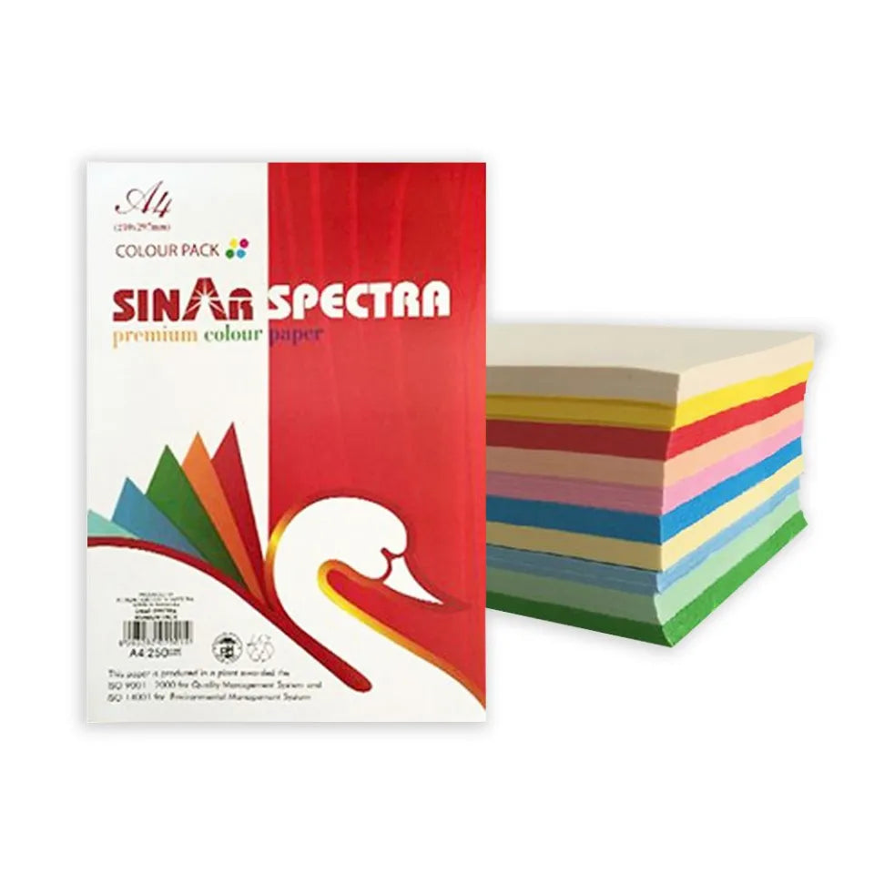 SINAR COLOUR PAPER A4 [ MIX ]