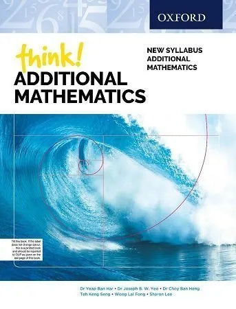 Think Additional Mathematics Textbook Oxford