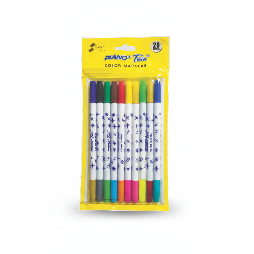 PIANO TWIN COLOUR MARKERs