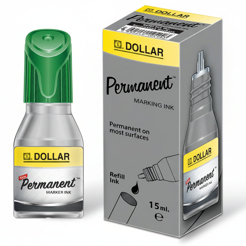 DOLLAR PERMANENT MARKER INK 15ML