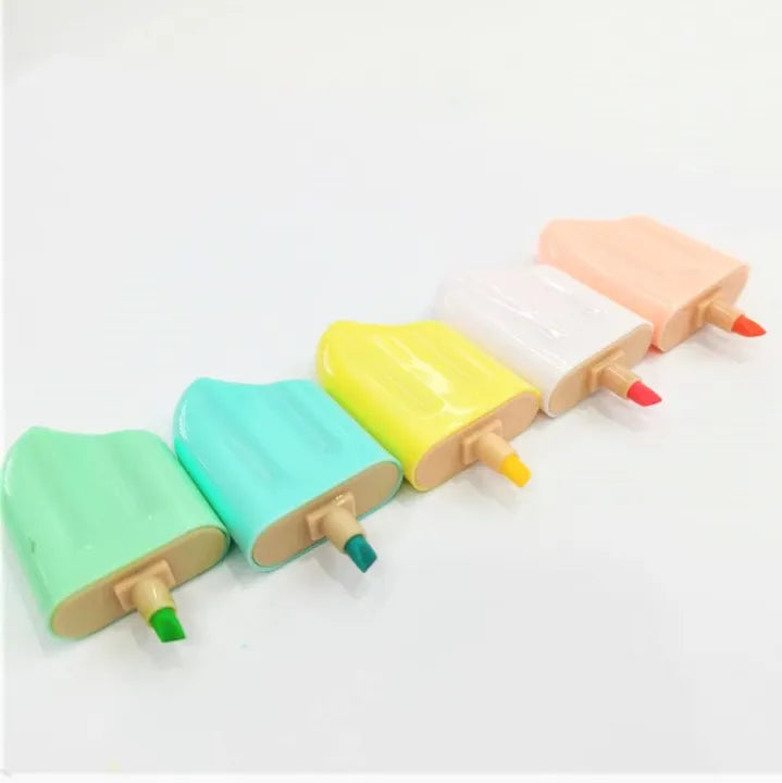 Ice Cream Stick Popsicle Shape Highlighters