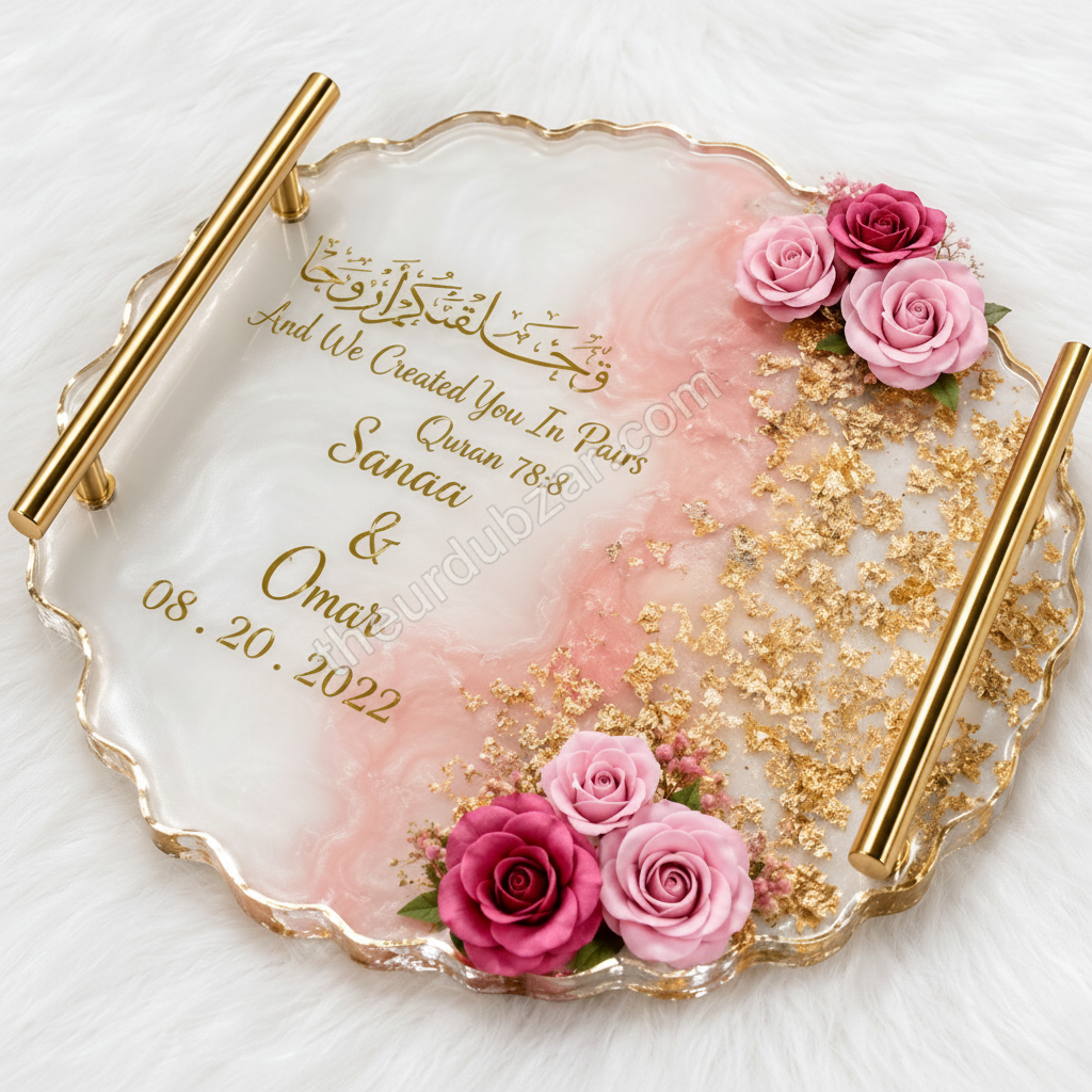5-Inch Irregular Round Tray Silicone Mold for Epoxy Resin