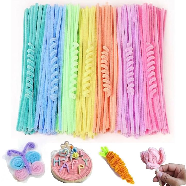 Pipe Cleaner velvet Sticks | Pack of 100 Pcs