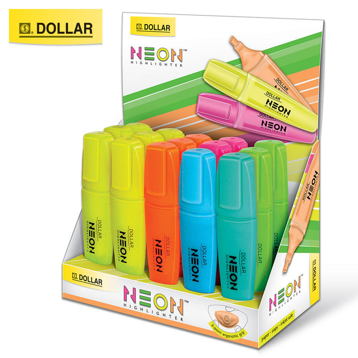 DOLLAR NEON HIGHLIGHTER FLAT