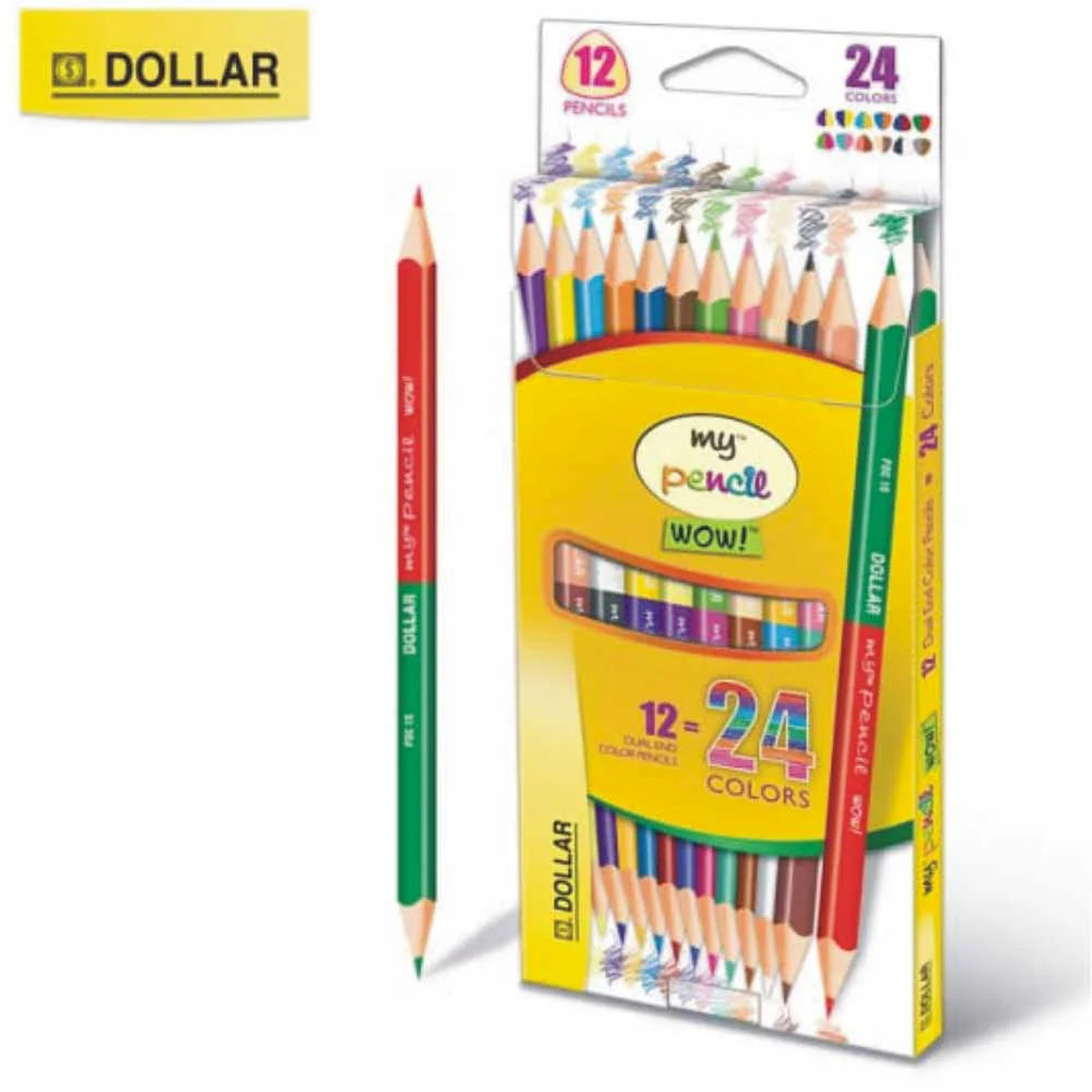 DOLLAR PENCIL DOUBLE SIDE COLOUR