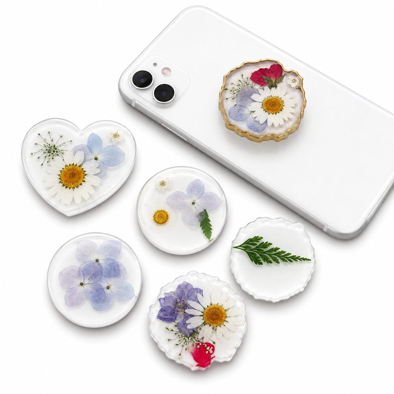 Multi Purpose Resin Mold for DIY Resin Art – Keychain, Mobile PopSocket & Car Hanging Silicone Mold
