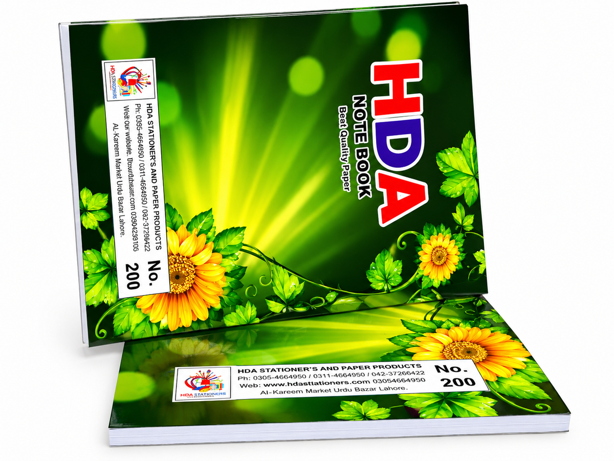 HDA Note Book No. HDA200 | HDA Copy No. HDA200