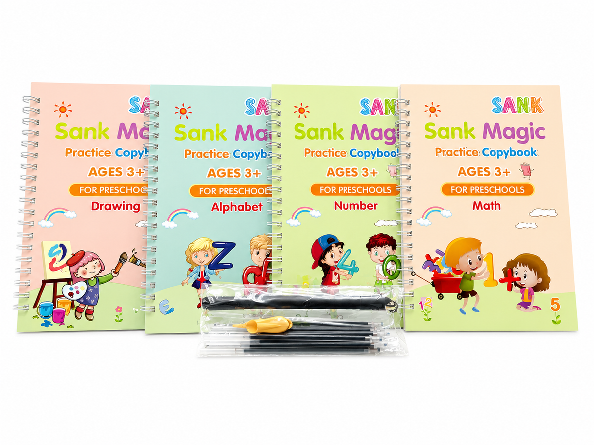 Sank Magic Practice Book for Kids (Set of 4 Books)