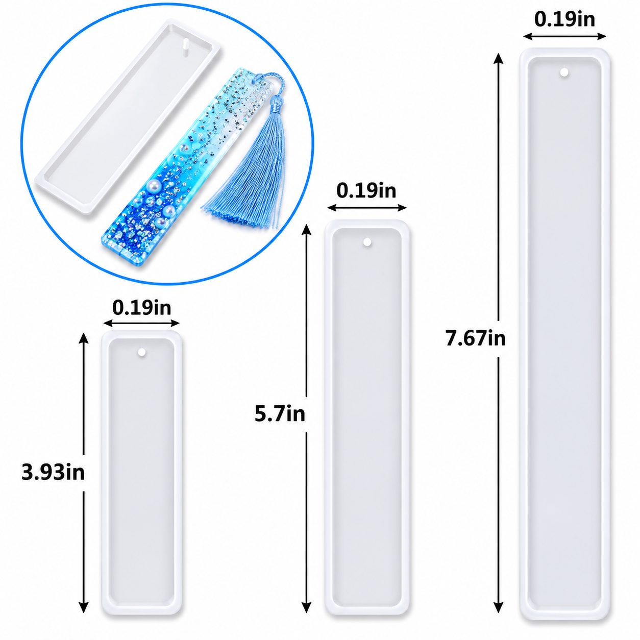 Bookmark Silicone Mold For Resin DIY Craft