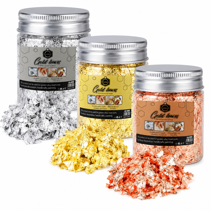 Gold Leaf Art Decoration Gold Foil Filling Materials Jewelry Making Resin Mold Fillings Far Art Materials