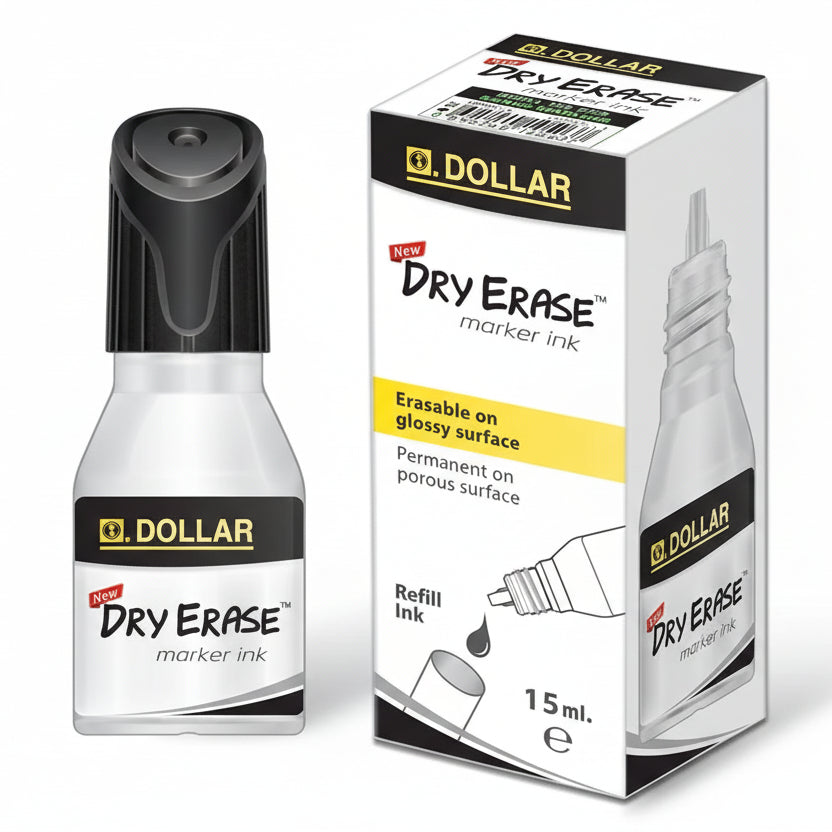 DOLLAR DRY ERASE MARKER INK 15ML