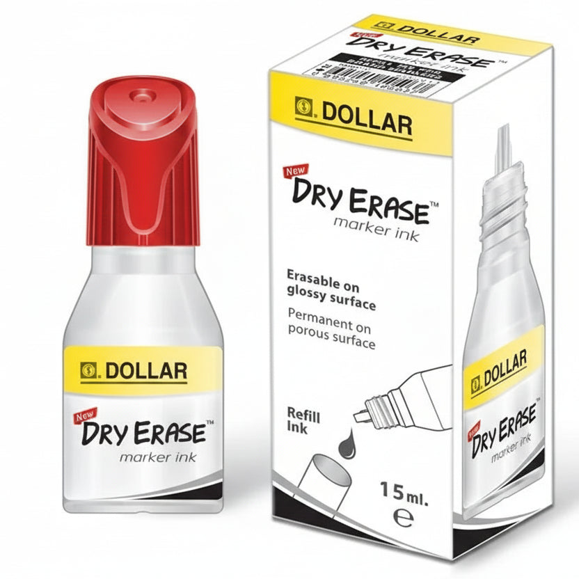 DOLLAR DRY ERASE MARKER INK 15ML