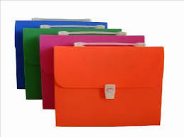 Portfolio File With Handle | Expanding File | Button Closure File | Plastic Expanding File | Document Folder [ No 1 Quality ]